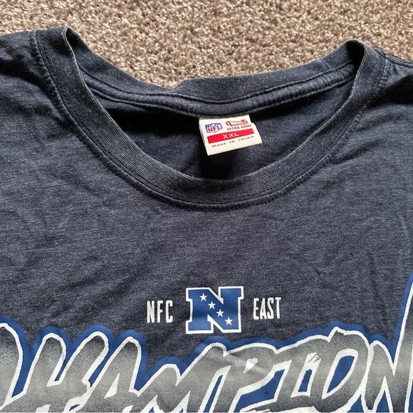 NFL x Lucky Brand Dallas Cowboys Blue Crewneck T-Shirt Unisex Size XXL NWT - Picture 5 of 16